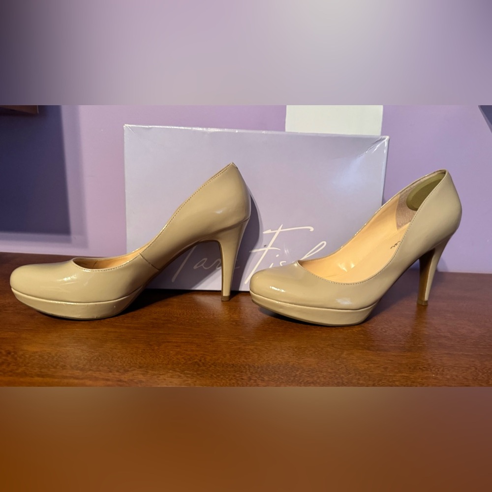 Marc Fisher Cream Heels
